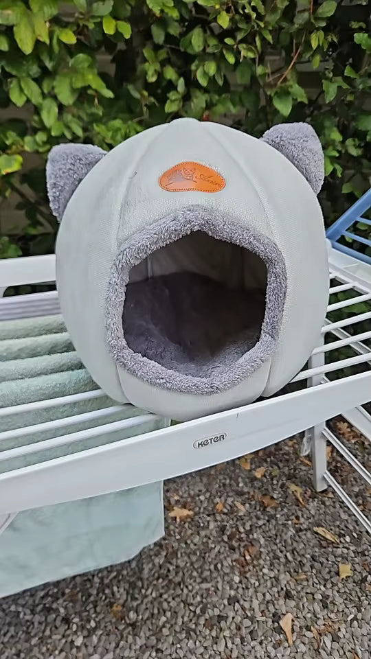 Cama para gato tipo iglú